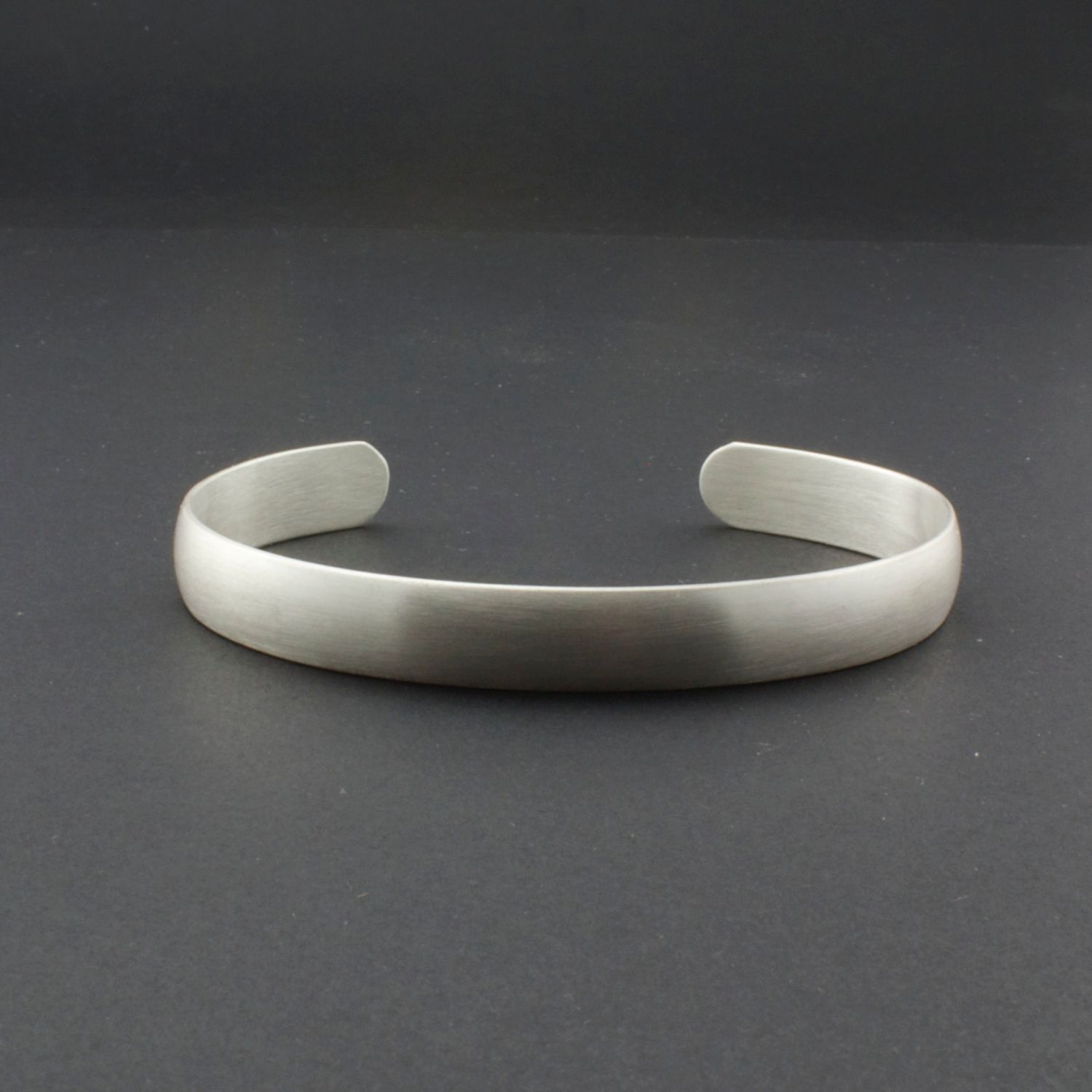 Men's Plain Sterling Silver Cuff Bracelet