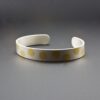 Sterling Silver and Gold Keum-Boo Cuff Bracelet